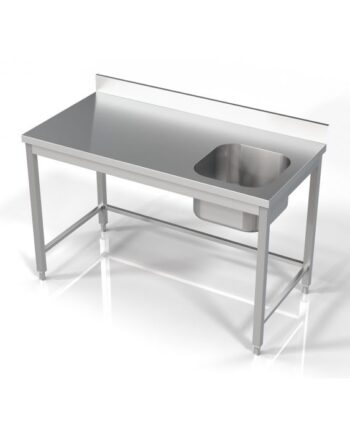 Arbejdsbord Med Vask 140 Cm