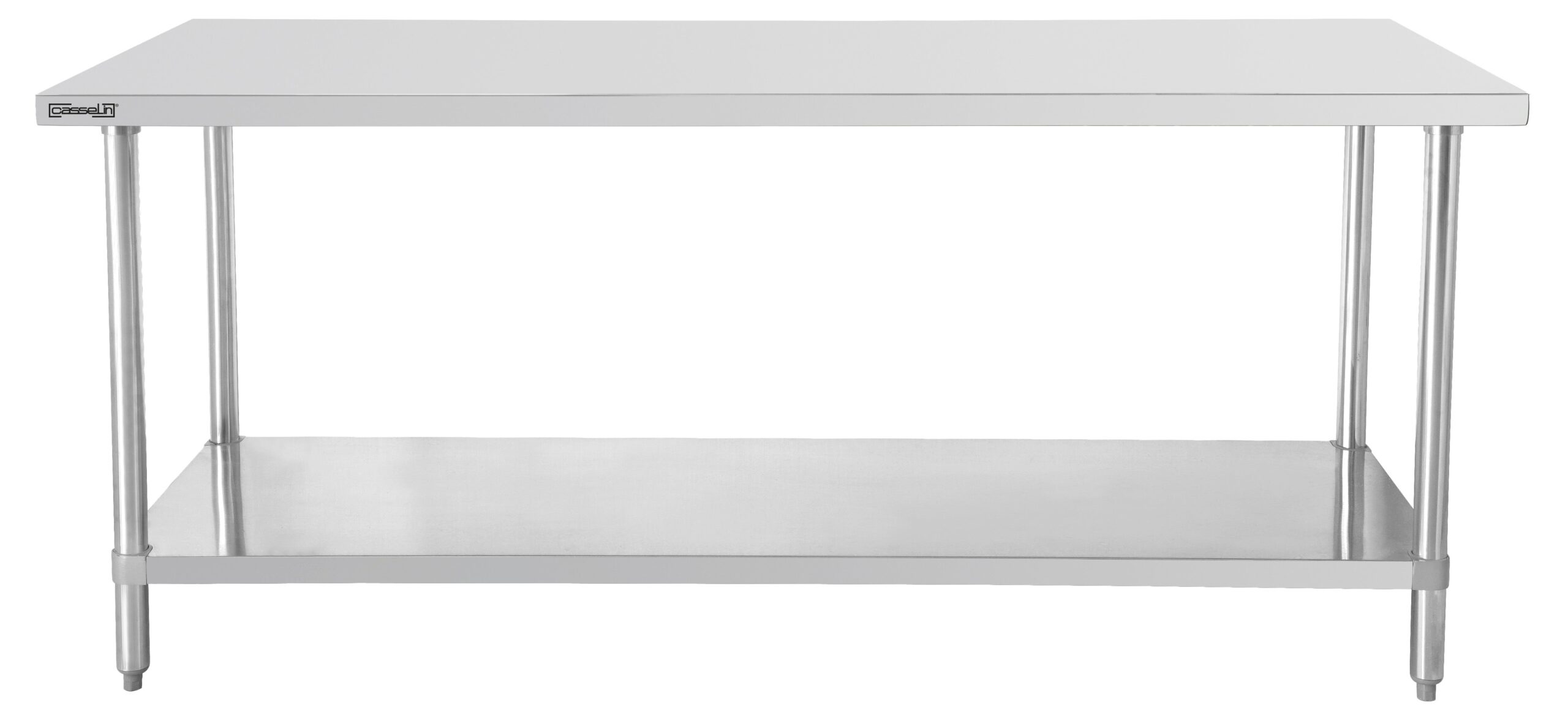 Arbejdsbord Rustfrit Stål 600 Med Hylde 1200 Mm