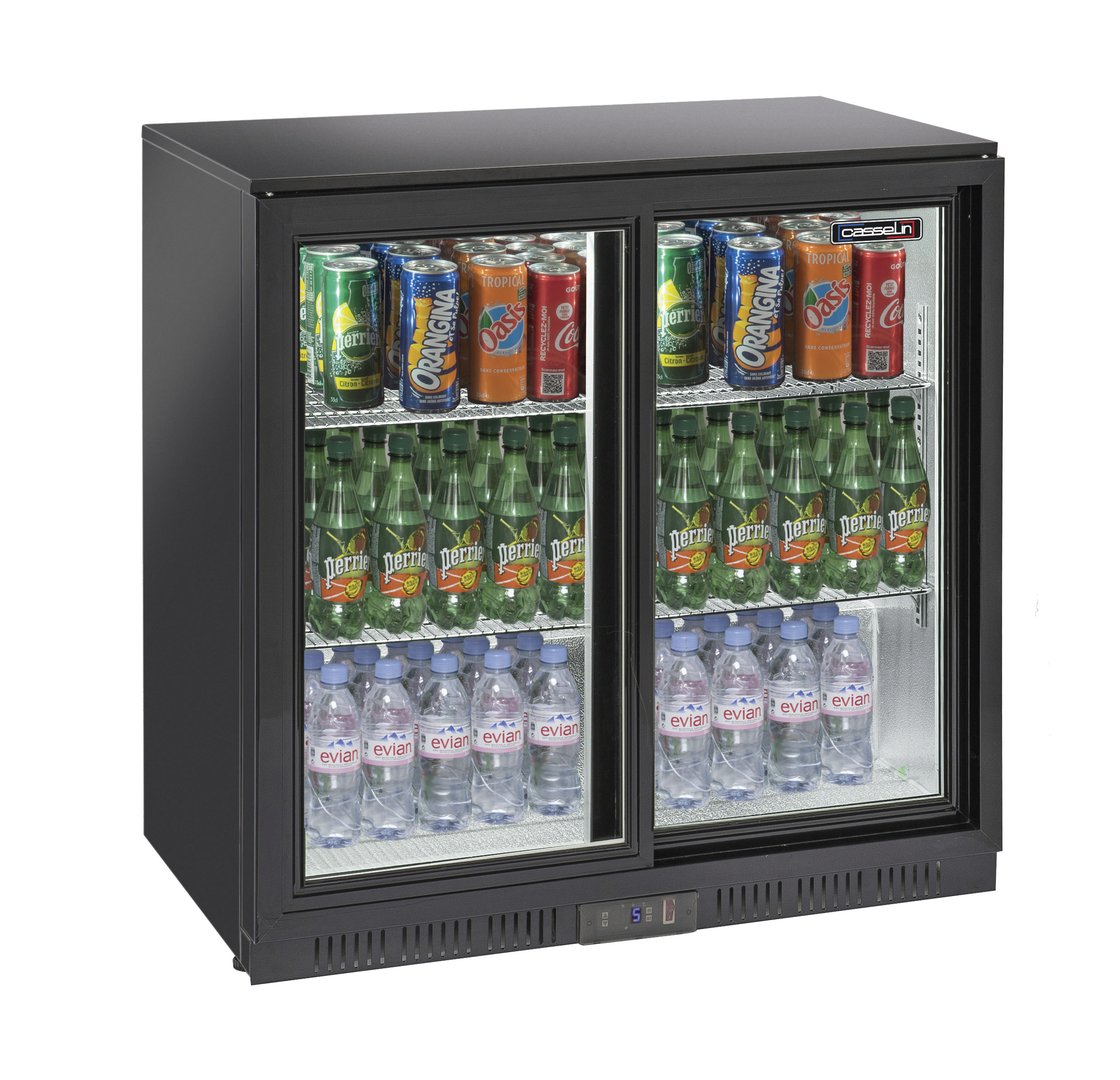 Back Bar Chiller Skydedøre