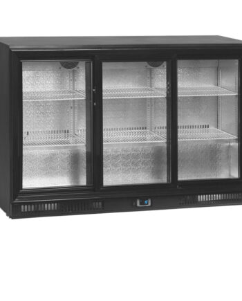 Backbar   Bar Køleskab   Skydedøre   Glas Db301s-