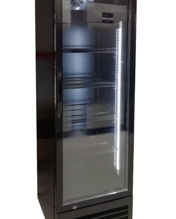 Backbar Glaskøleskab 347 Liter Sort