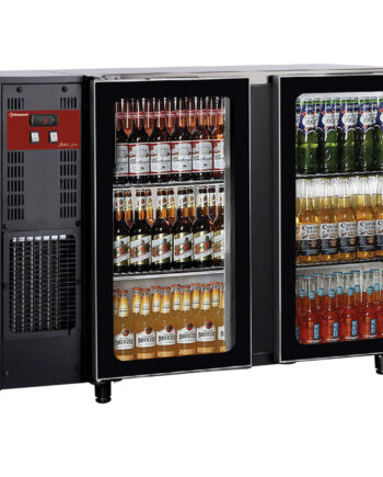 Backbar Med   Glasdøre  375 Liter