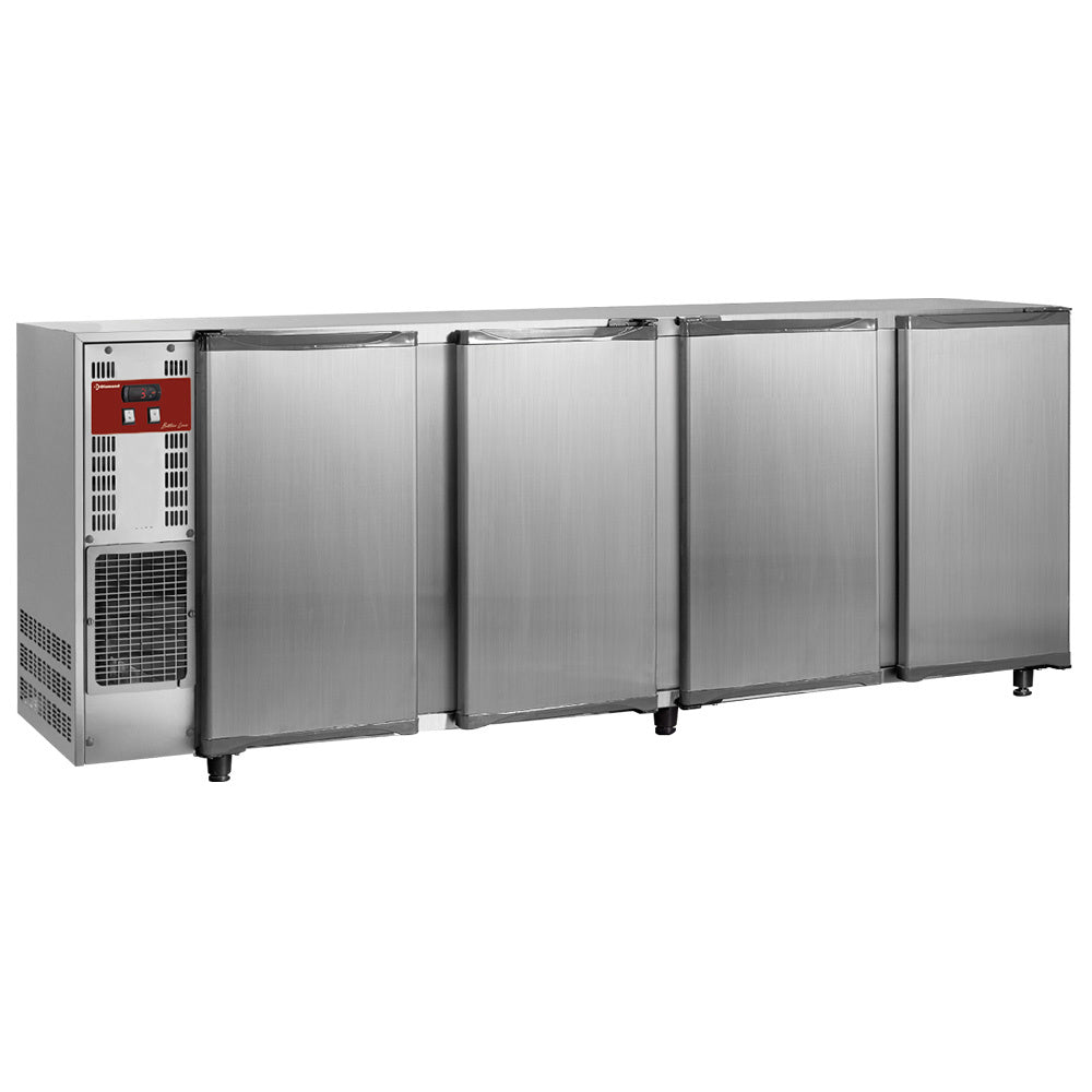 Backbar Rustfrit Stål Døre 783 Liter