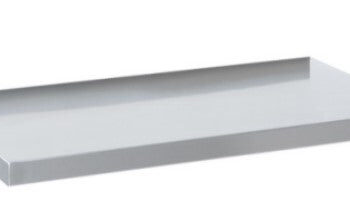 Bordplade Rustfrit Stål 150   60 Cm Uden Bagkant