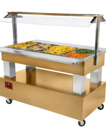 Buffet   Bain-marie Salatbar  4x Gn1  -150  Lys Eg