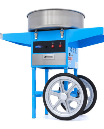 Candy Floss Machine     52cm   Blå   Med Vogn