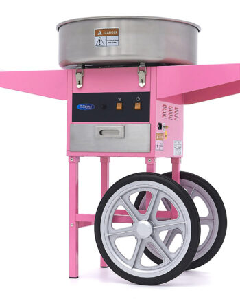 Candy Floss Machine     52cm   Pink   Med Vogn