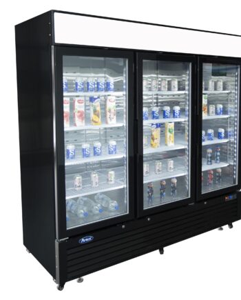 Displayfryseskab   Låger Sort 1436 Liter