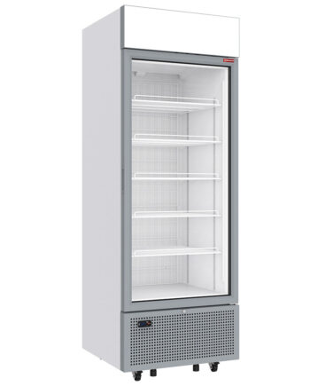 Displayfryseskab 646 Liter   Faste Niveauer Med Lysboks Hvid