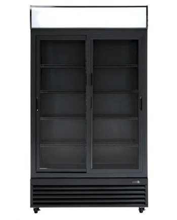 Displaykeleskab 764 Liter   Skydedøre Sort Sd 1002 Bsle