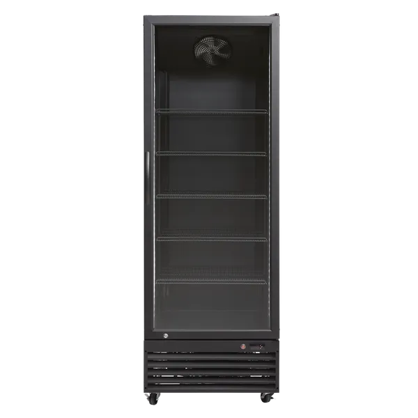 Displaykøleskab Låge 592 Liter Sort Sd 726 Be
