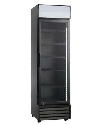Displaykøleskab   Låge 317 Liter Sort Sd 417 Be