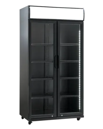 Displaykøleskab   Låger 569 Liter Sort Sd 881 Bhe