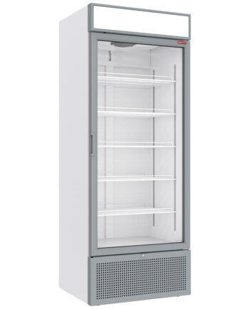 Displaykøleskab 715 Liter Hvid Med Lysboks