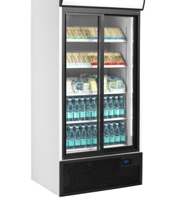 Displaykøleskab  -dørs Med Lystop 707 Liter Fsc890s