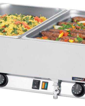 Dobbelt Bain-marie Gn     Med   Afløbshaner