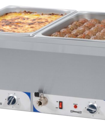 Dobbelt Bain-marie Med Afløbshane Gn     200 Mm