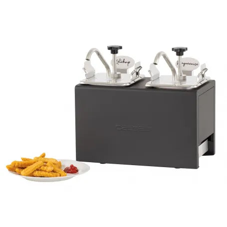 Dobbelt Dressing Sauce Pumpe Liter