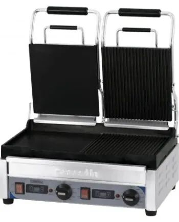 Dobbelt Klemmegrill   Panini Med Timer