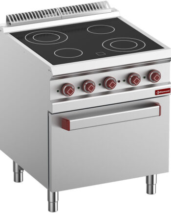 El-komfur Vitrokeramisk   Kogeplader  Ovn Gn     Med Elektrisk Grill