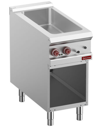 Elektrisk Bain-marie 4x Gn    -150 Mm  åbent Skab