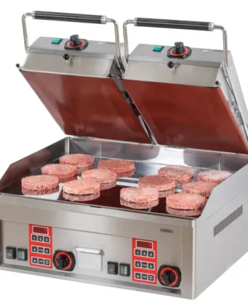 Elektrisk Clam Kontaktgrill Burger Steger 12 Bøffer