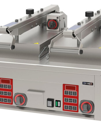 Elektrisk Clam Kontaktgrill Halvautomatisk Dobbelt