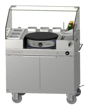 Elektrisk Crepe Maker Trolley 40 Aftagelig