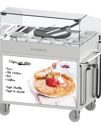 Elektrisk Crepe Maker Vogn 40 Indbygget