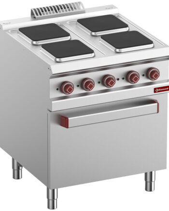 Elektrisk Kogeplade X4 Firkantede Plader På Elektrisk Ovn Gn     Og Grill