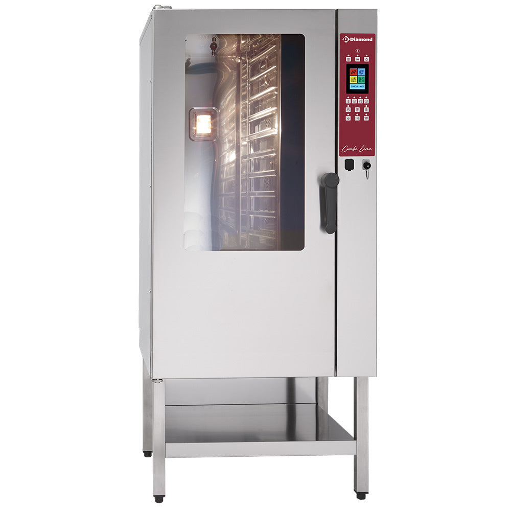 Elektrisk Ovn Touchscreen Damp Konvektion 15x Gn Automatisk Rengøring