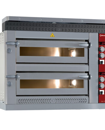 Elektrisk Pizzaovn  2x6 Pizzaer   350 Mm