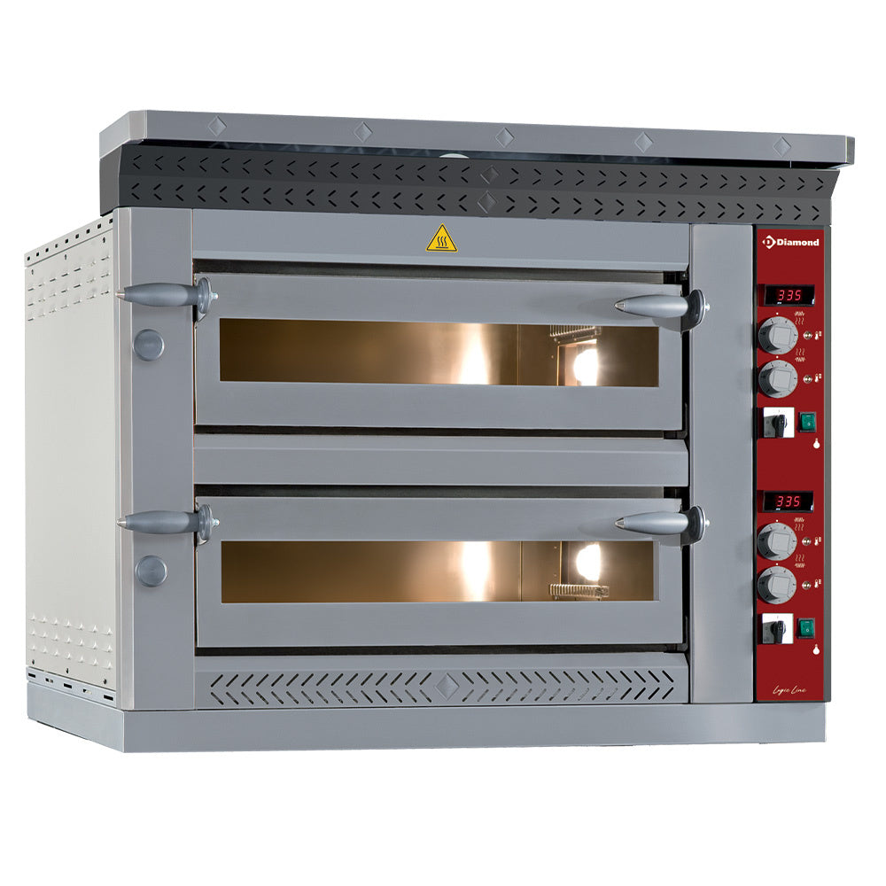 Elektrisk Pizzaovn 2x6 Pizzaer 350 Mm