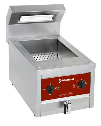 Elektrisk Saltbeholder Til Pommes Frites  Kapacitet 12 Liter Top-