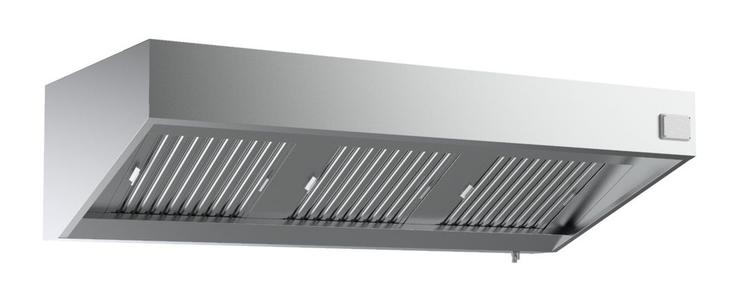 Emhætte 200 Cm Bred 110 Cm Dyb Med Motor