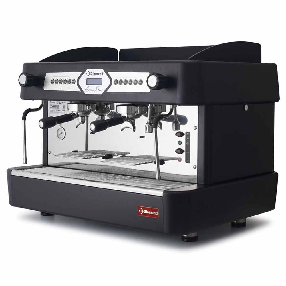 Espressomaskine Grupper Automatisk Med Display Sort