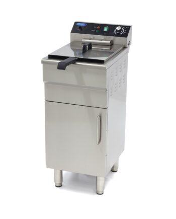 Friture 16 Liter   Kurv Med Aftapningshane Og Underbord