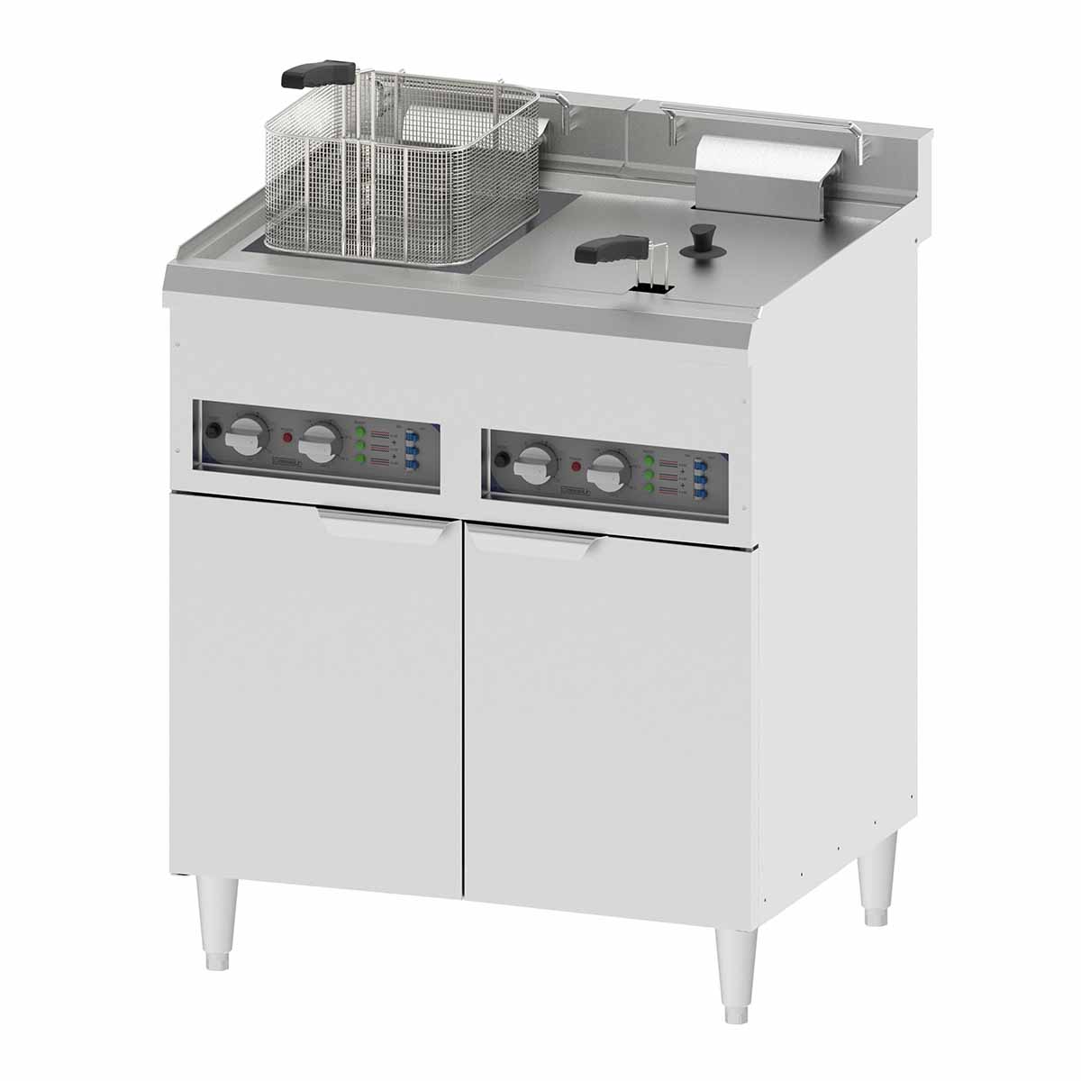 Friture Pro 2x16 Liter 2x12 Kw Med Underskab