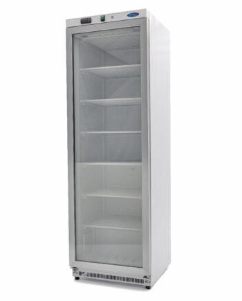 Fryser 400l Hvid Med Glaslåge