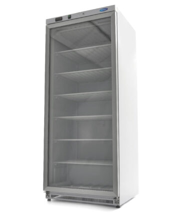 Fryser 600l Hvid Med Glaslåge