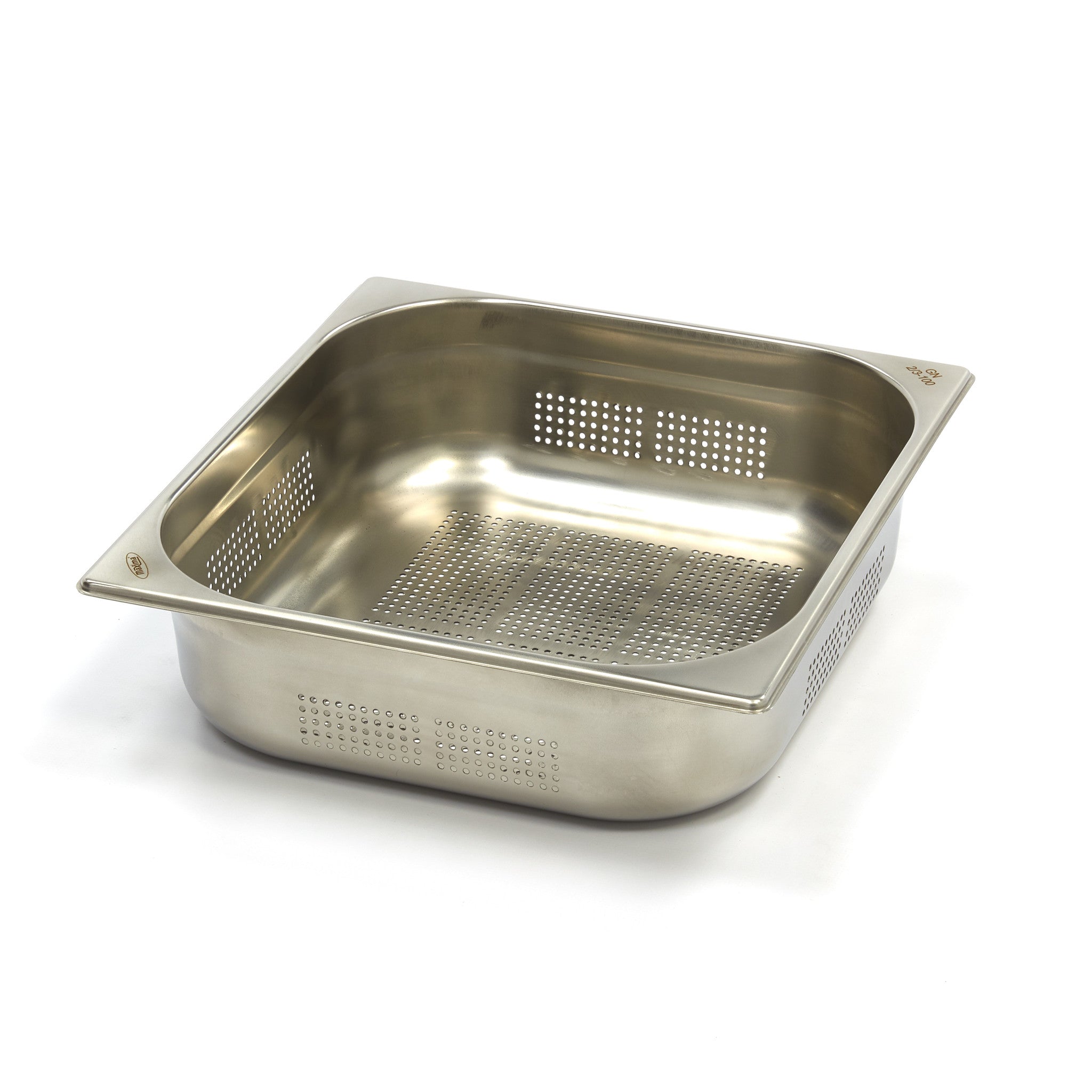 Gastronorm Beholder Stk Gn 10 Cm Dyb Rustfrit Stål Perforeret