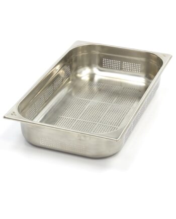 Gastronorm Beholder   Stk     Gn 10 Cm Dyb Rustfrit Stål Perforeret