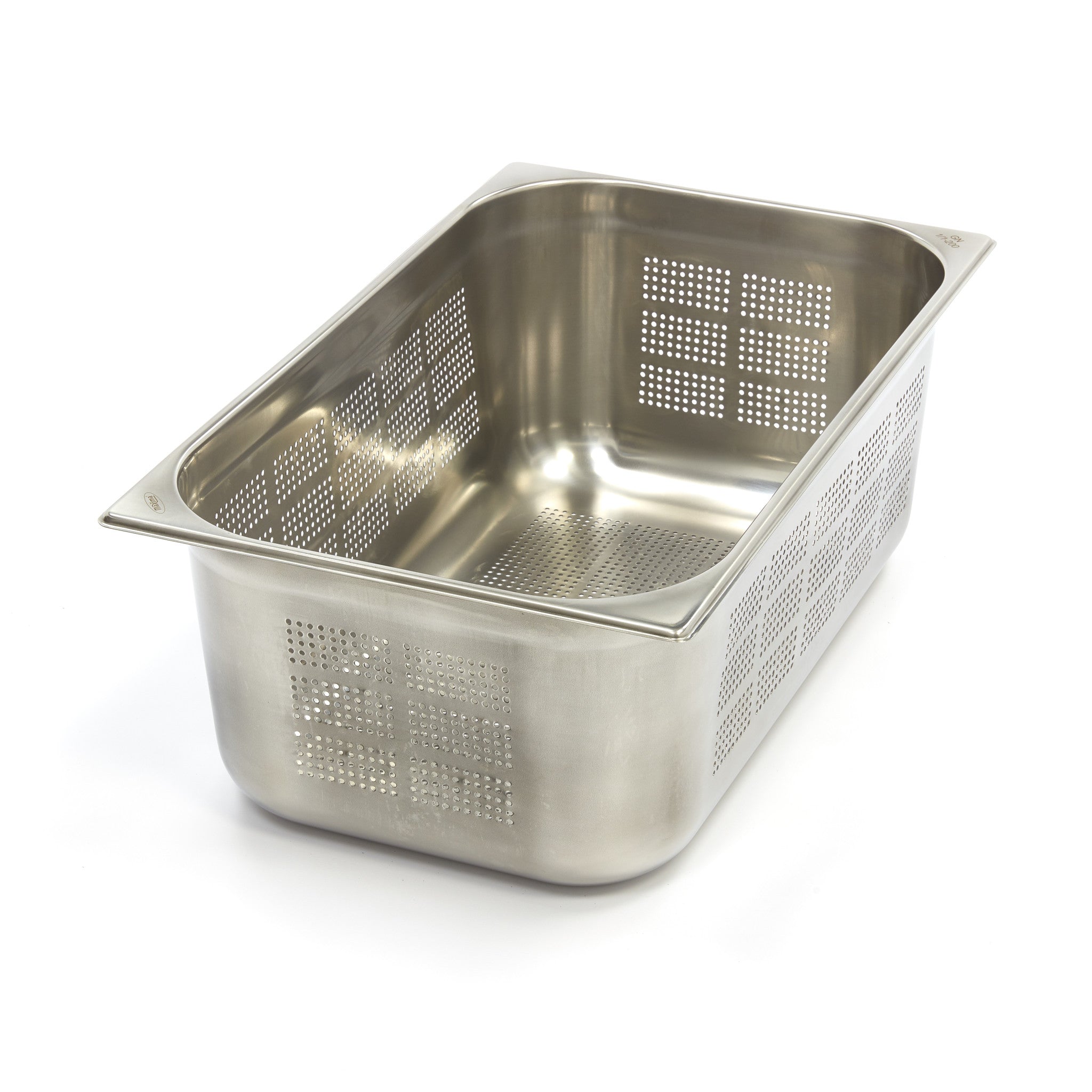 Gastronorm Beholder Stk Gn 20 Cm Dyb Rustfrit Stål Perforeret