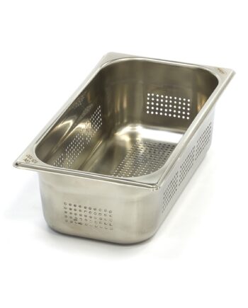 Gastronorm Beholder   Stk     Gn 10 Cm Dyb Rustfrit Stål Perforeret