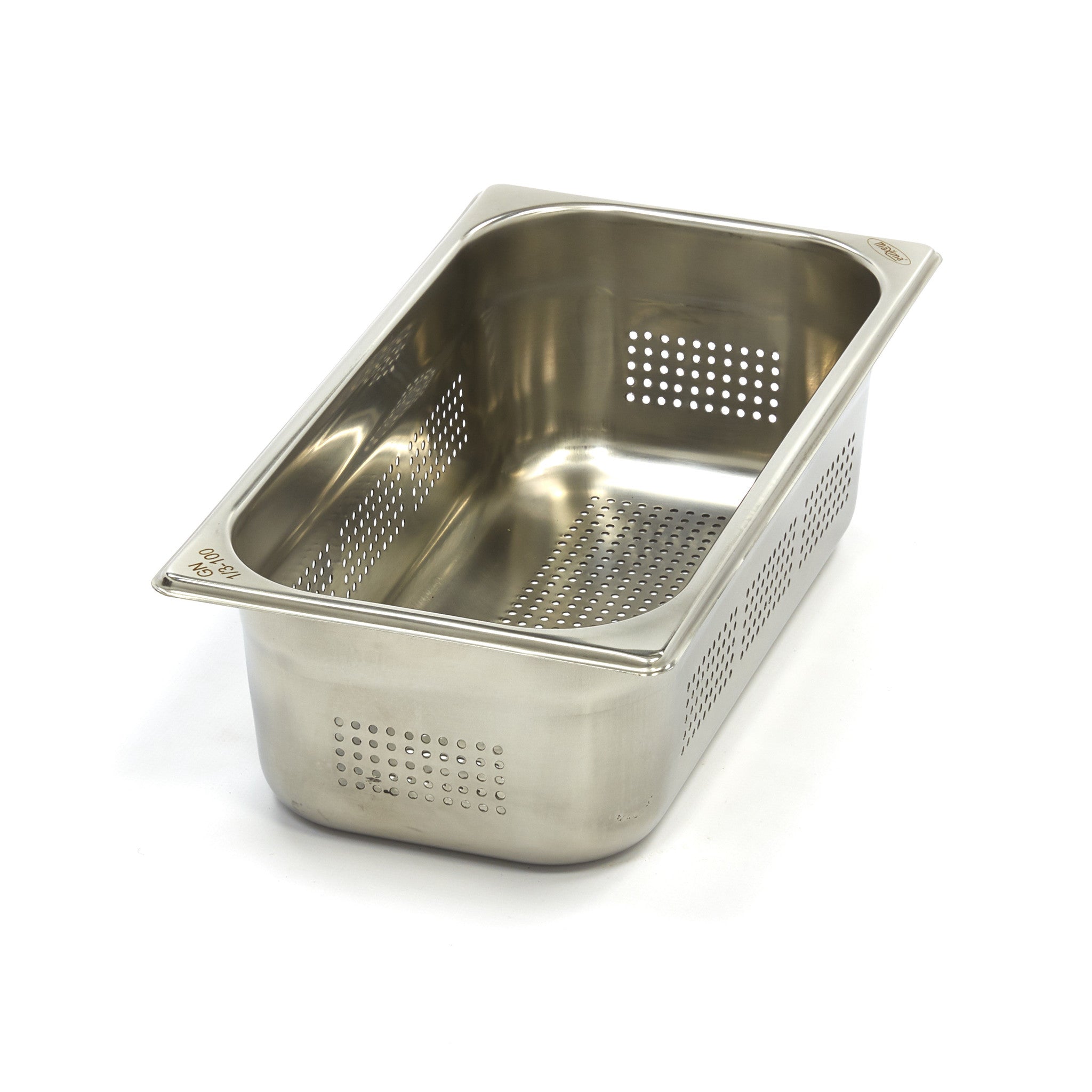 Gastronorm Beholder Stk Gn 10 Cm Dyb Rustfrit Stål Perforeret