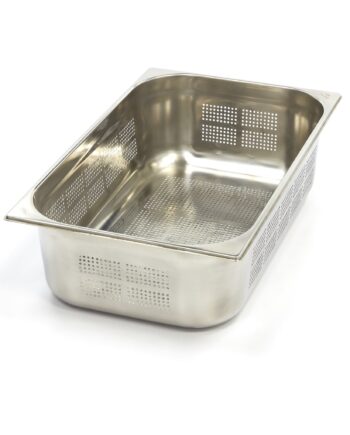 Gastronorm Beholder   Stk     Gn   Stk 15 Cm Dyb Rustfrit Stål Perforeret