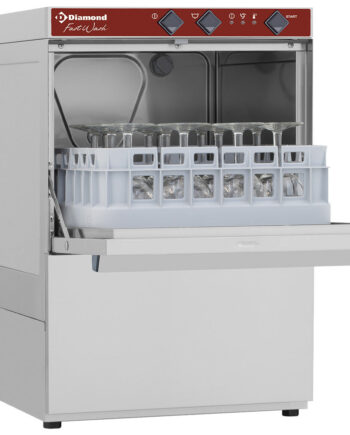 Glasvaskemaskine  Firkantet Kurv 350x350 Mm