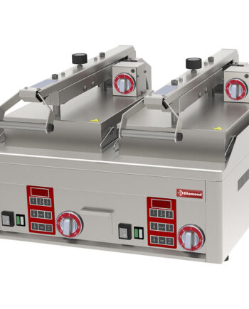 Glat  Forkromet Burgergrill  4x 230 1v
