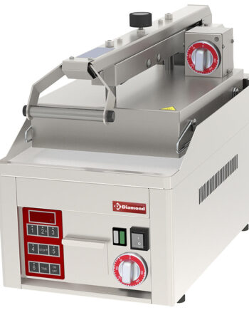 Glat  Forkromet Burgergrill  2x 230 1v
