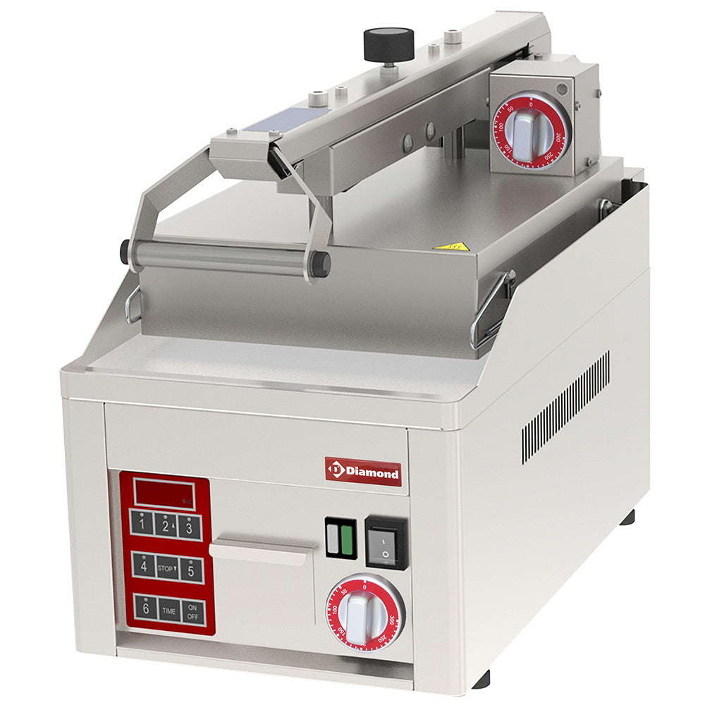 Glat Forkromet Burgergrill 2x 230 1v